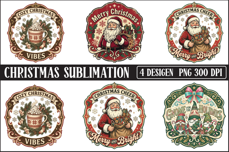 Christmas Sublimation Png Designs