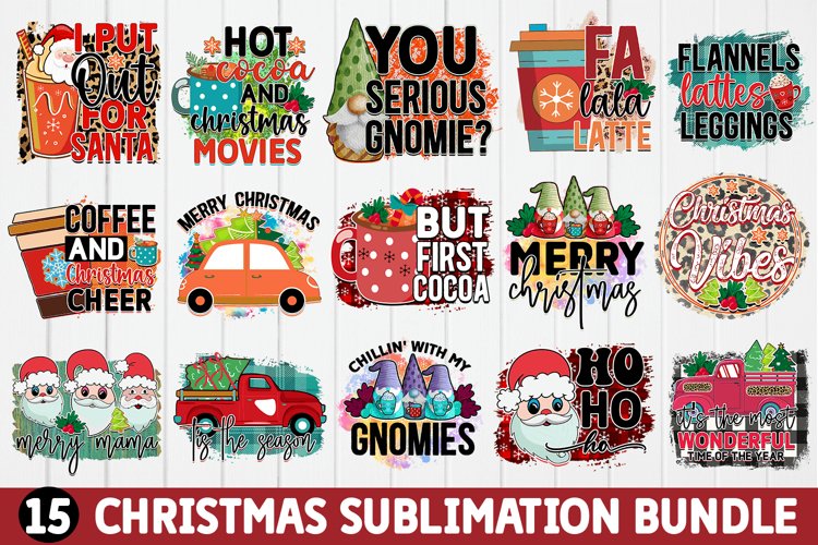 Christmas Sublimation Designs Image 4