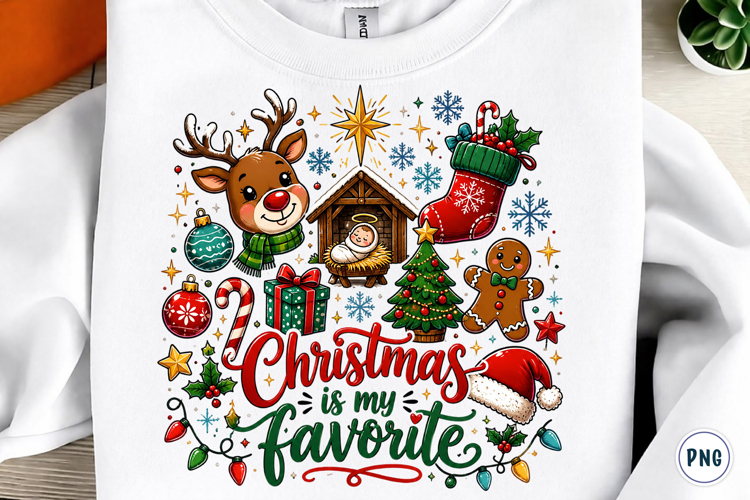 Christmas Is My Favorite PNG