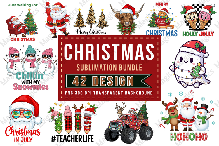 Christmas Sublimation Designs, Christmas sublimation