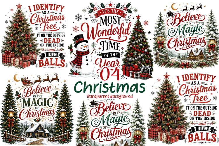 Christmas Sublimation Designs, Christmas sublimation PNG