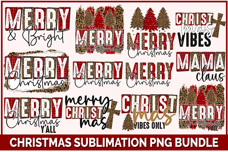 Christmas Ornament Sublimation Designs Image 24