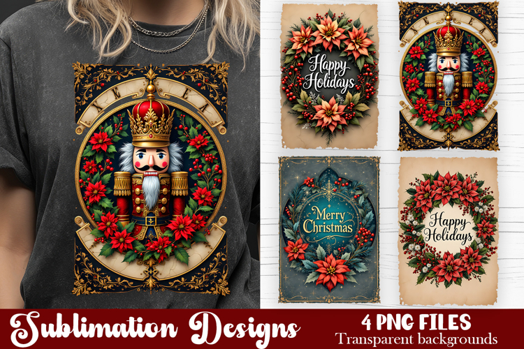 Christmas retro Santa Claus clipart. Patchwork clipart