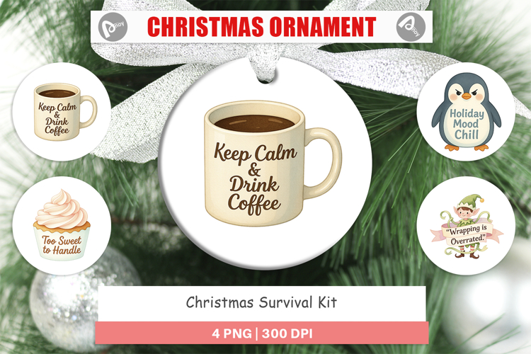 Ornament Christmas Survival Quotes