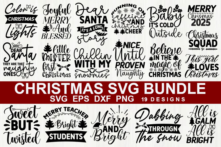Christmas SVG Bundle | Christmas Designs