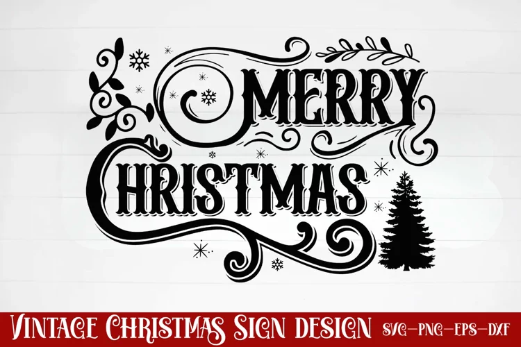 Merry christmas SVG