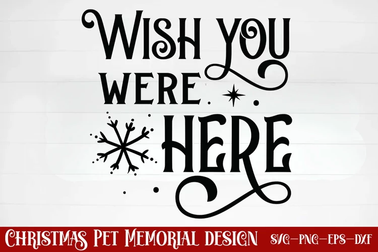 Wish you were here SVG