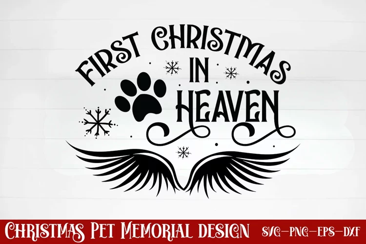 First christmas in heaven SVG