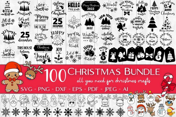 christmas svg design bundle, christmas sublimation