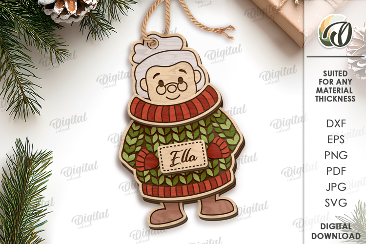 Mrs Claus Svg Image 3