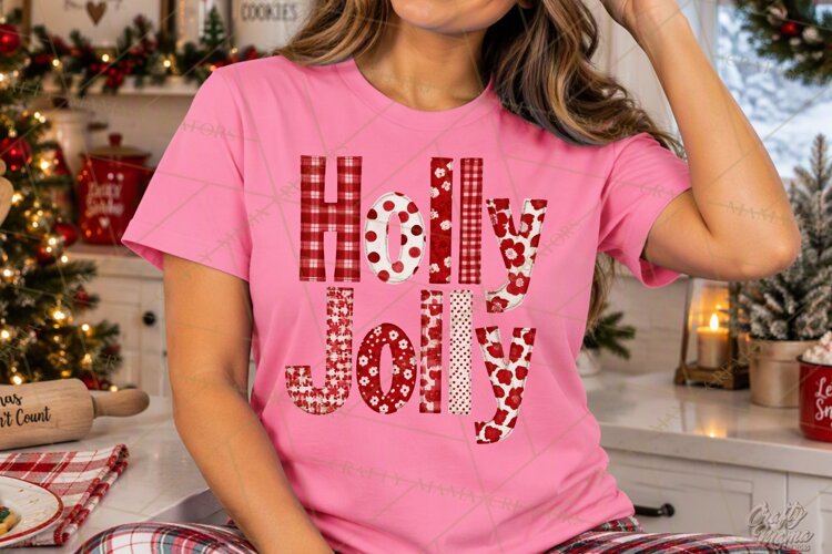 Red Christmas Phrase PNG Clipart Cute Holiday Quote Graphics example image 1
