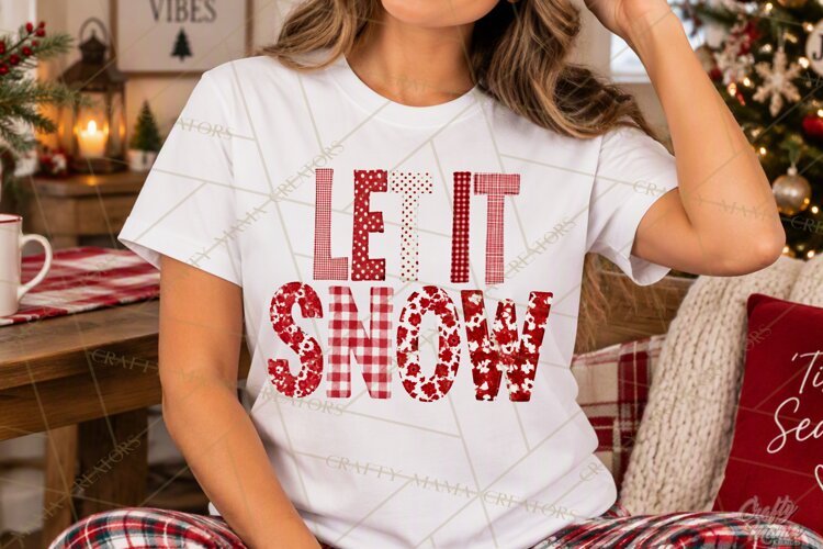 Red Christmas Phrase PNG Clipart Cute Holiday Quote Graphics example image 1