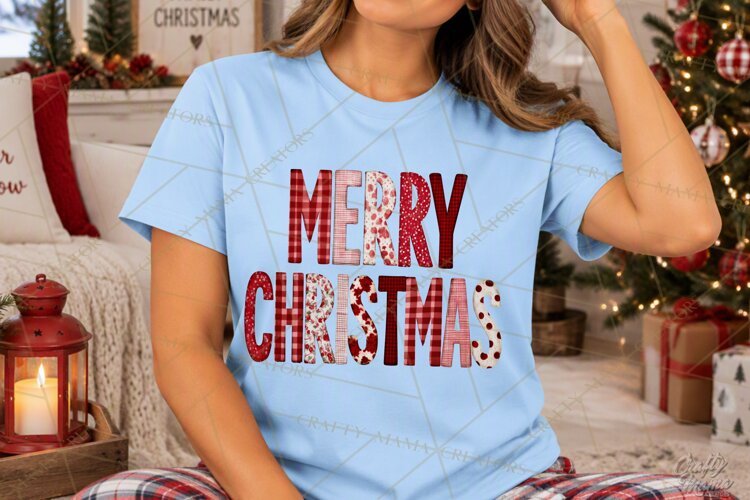 Red Christmas Phrase PNG Clipart Cute Holiday Quote Graphics example image 1