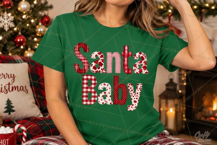 Red Christmas Phrase PNG Clipart Cute Holiday Quote Graphics example image 1