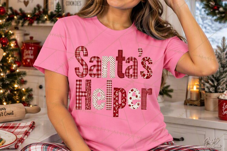 Red Christmas Phrase PNG Clipart Cute Holiday Quote Graphics example image 1