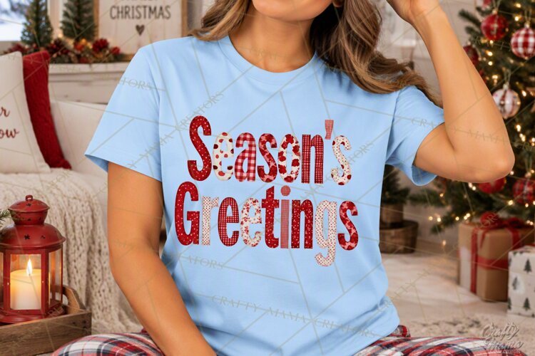 Red Christmas Phrase PNG Clipart Cute Holiday Quote Graphics example image 1