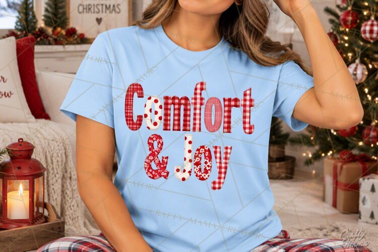 Red Christmas Phrase PNG Clipart Cute Holiday Quote Graphics example image 1