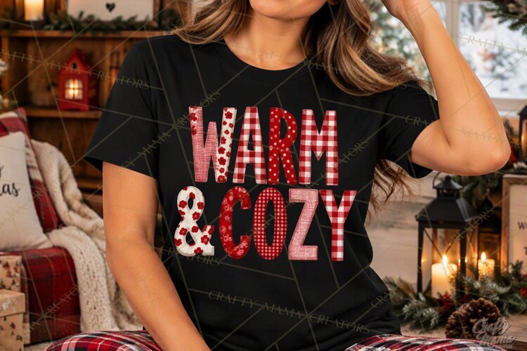 Red Christmas Phrase PNG Clipart Cute Holiday Quote Graphics example image 1