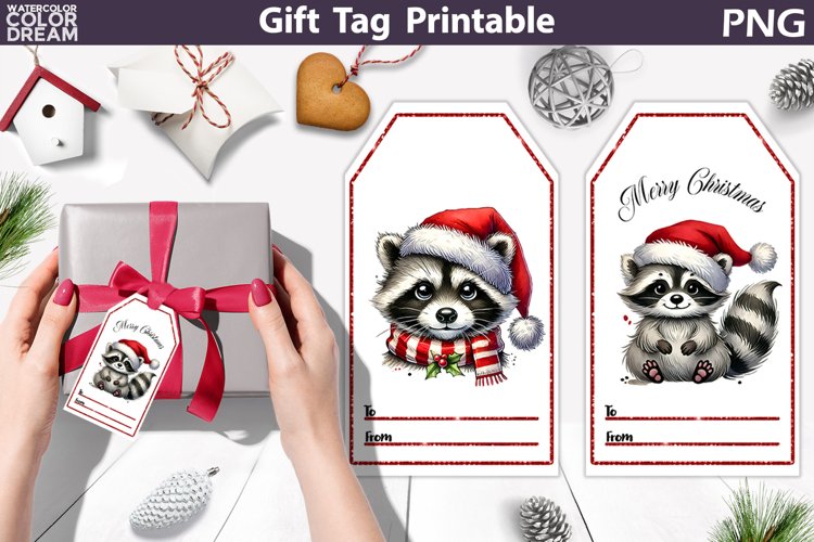 Christmas Gift Tags| Christmas Animals Gift Tag Printable