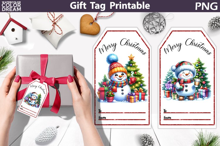 Snowman Gift Tags | Christmas Tag Printable