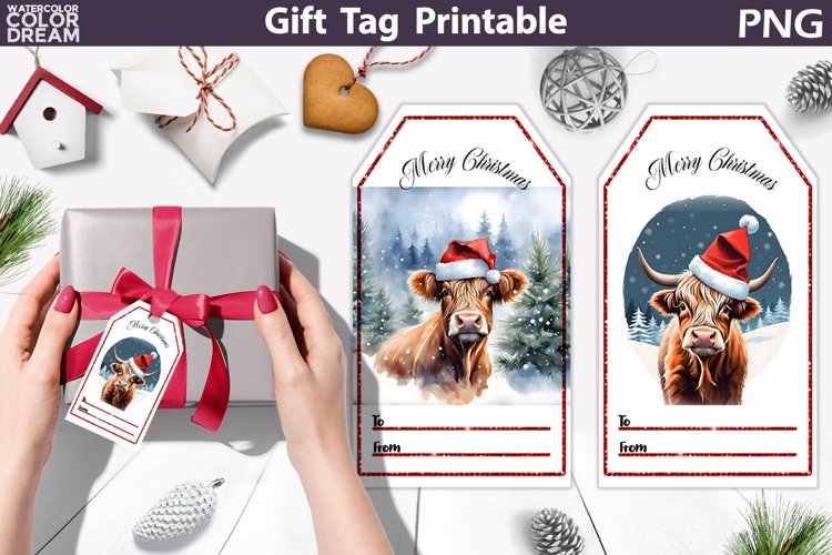Gift Tag Clipart Image 2