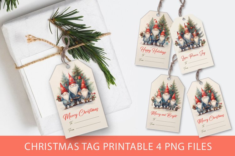 Christmas Tag Clipart Image 23