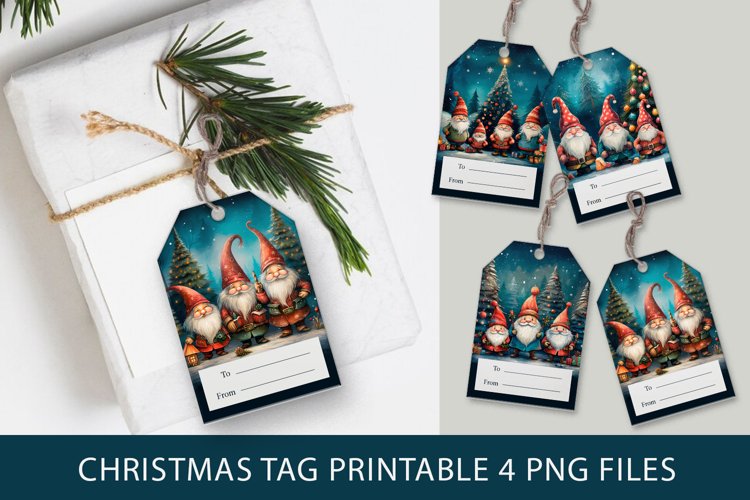 Christmas Tag Clipart Image 24