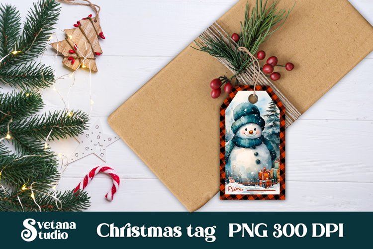 Christmas Tag Printable Image 15