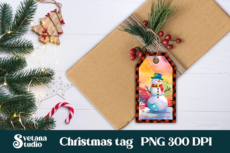 Christmas Tag Printable Image 19