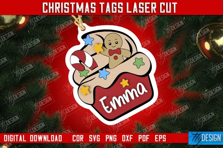 Personalized Christmas Tag | Gift Tags | Christmas Gift Card