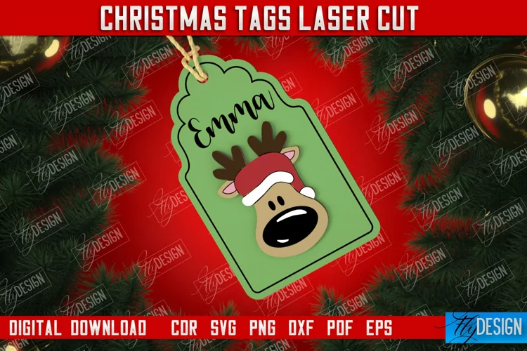 Personalized Christmas Tag | Gift Tags | Christmas Gift Card