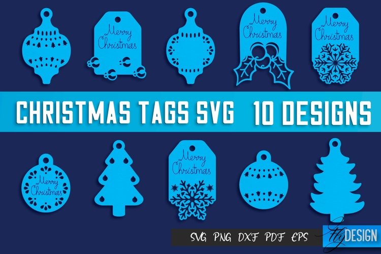 Christmas Tag Svg