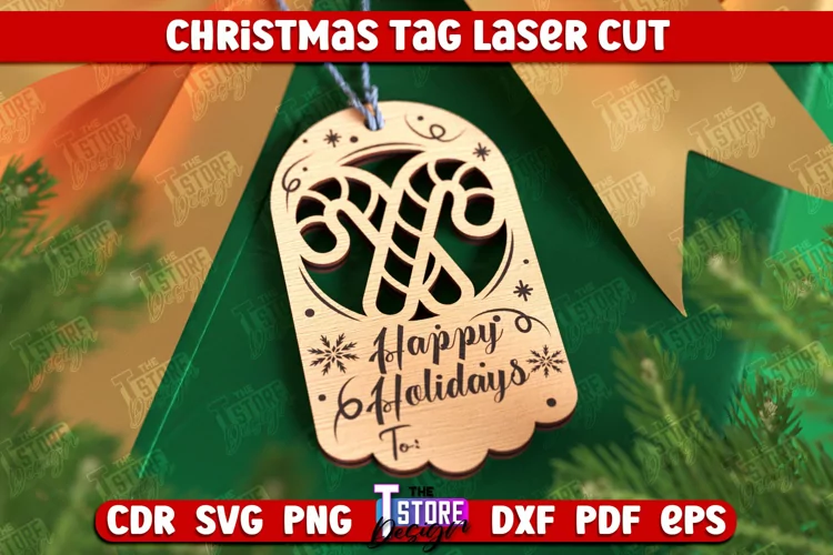 Christmas Tag | Gift Tags | Christmas Gift | Holidays | CNC