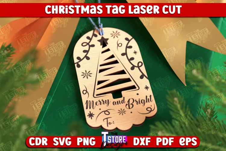 Christmas Tag | Gift Tags | Christmas Gift | Holidays | CNC