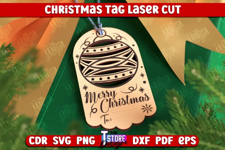 Christmas Tag | Gift Tags | Christmas Gift | Holidays | CNC