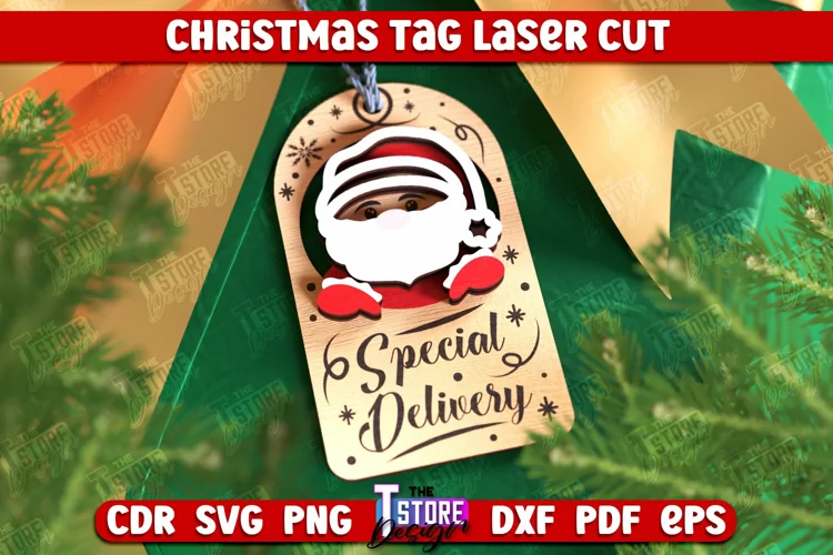 Christmas Tag | Gift Tags | Christmas Gift | Holidays | CNC