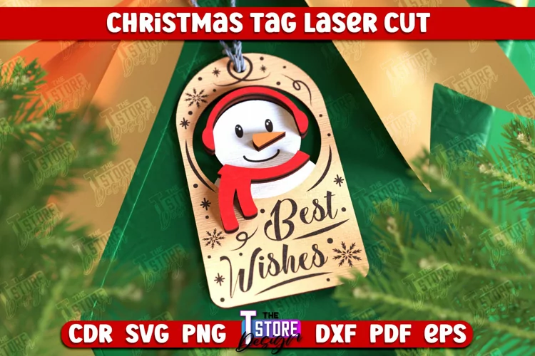 Christmas Tag | Gift Tags | Christmas Gift | Holidays | CNC