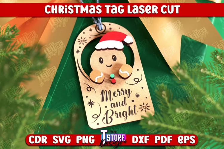 Christmas Tag | Gift Tags | Christmas Gift | Holidays | CNC