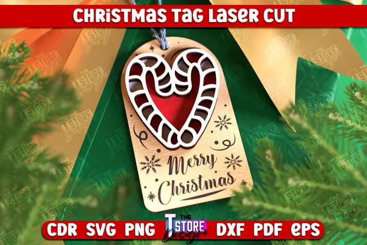 Christmas Tag | Gift Tags | Christmas Gift | Holidays | CNC