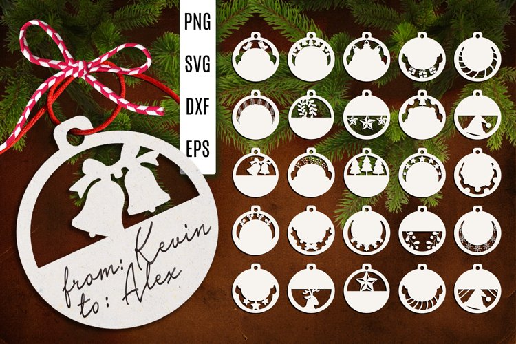 Christmas Tags Svg Bundle Christmas Label Bundle Christmas Gift Label svg, Christmas Gift Tags svg Christmas label svg round christmas tag svg