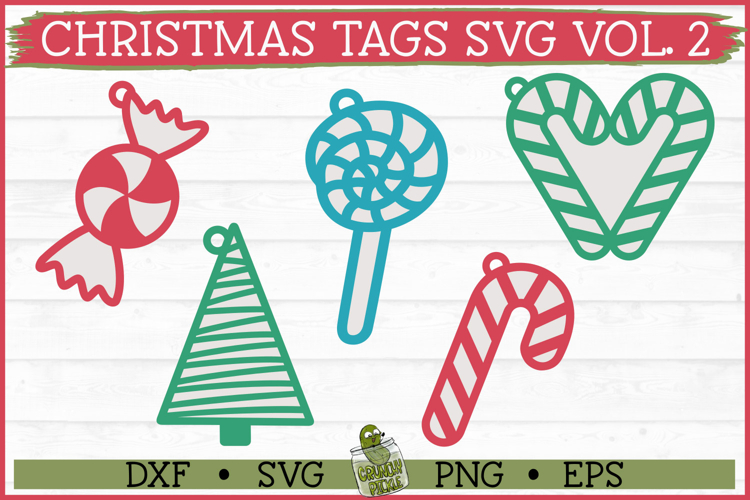 Christmas Tags SVG Vol 2
