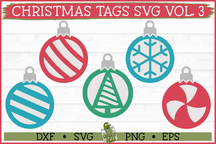 Christmas Tags SVG Vol 3