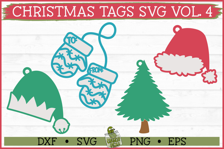 Christmas Tags SVG Vol 4