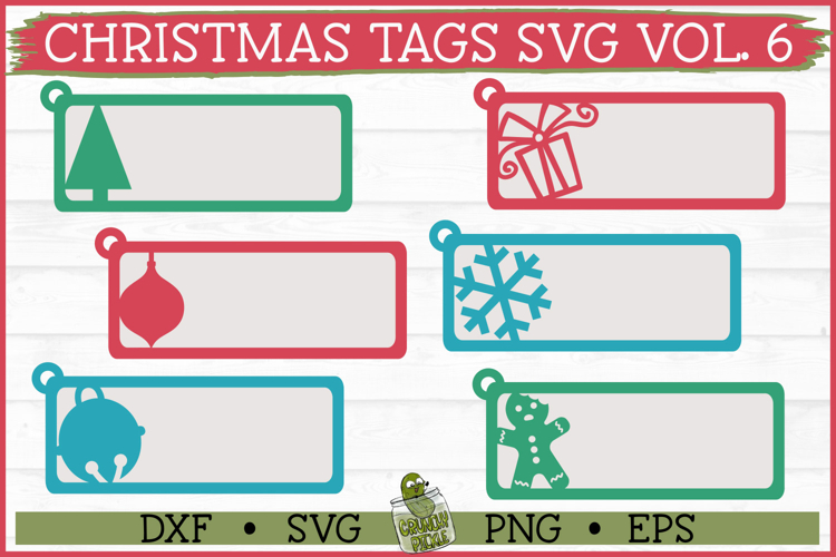 Christmas Tags SVG Vol 6