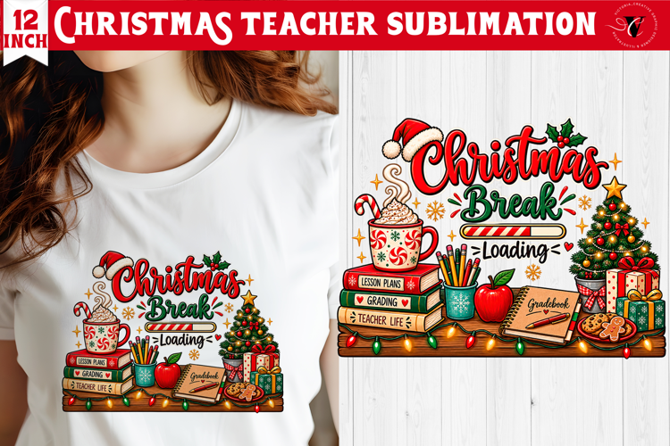 Teacher Christmas sublimation | Classroom Sublimation