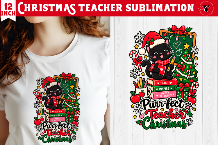 Teacher Christmas sublimation | Classroom Sublimation