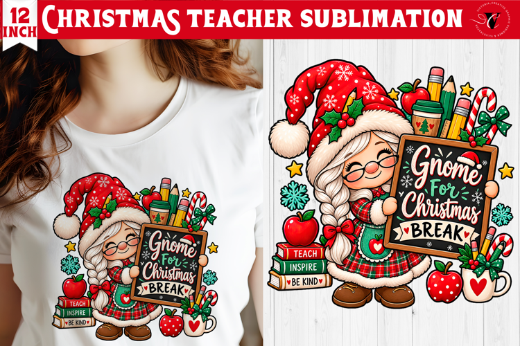 Teacher Christmas sublimation | Classroom Sublimation