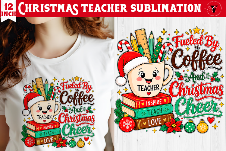 Teacher Christmas sublimation | Classroom Sublimation