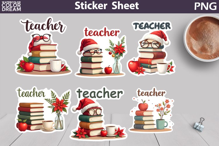 Apple Teacher Clipart Image 16