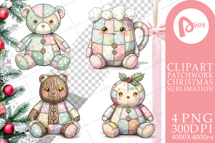Christmas Treat Patchwork Sublimation